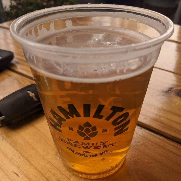 Photo taken at Hamilton Family Brewery by Angel G. on 1/29/2021