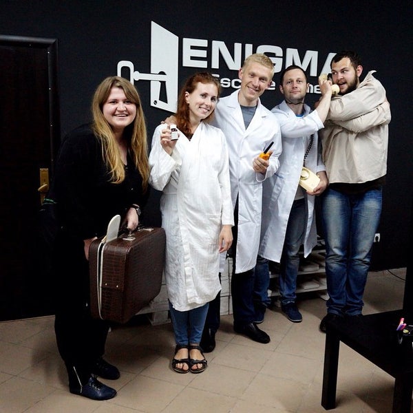 Photo taken at Enigma Escape Game | квест кімнати у Львові by Enigma Escape Game | к. on 6/17/2015