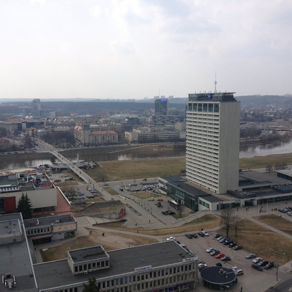 Photo taken at Vilnius city municipality by Giedre K. on 4/18/2013