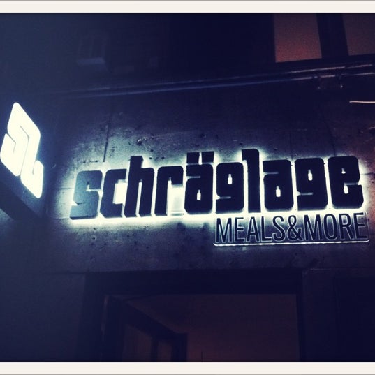 Photo taken at Schräglage Meals &amp; More by Yannick S. on 4/30/2011
