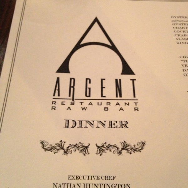 1/2/2013 tarihinde Tim P.ziyaretçi tarafından Argent Restaurant &amp; Raw Bar'de çekilen fotoğraf