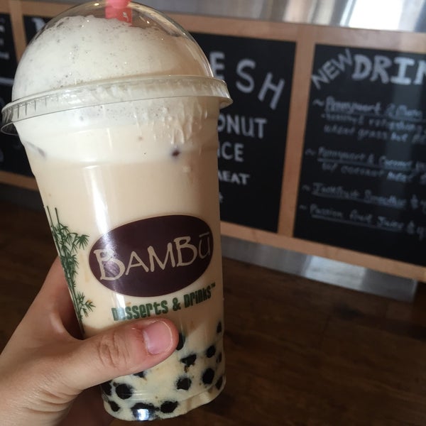 Photo taken at Bambū Desserts &amp; Drinks by Lulu T. on 7/31/2015