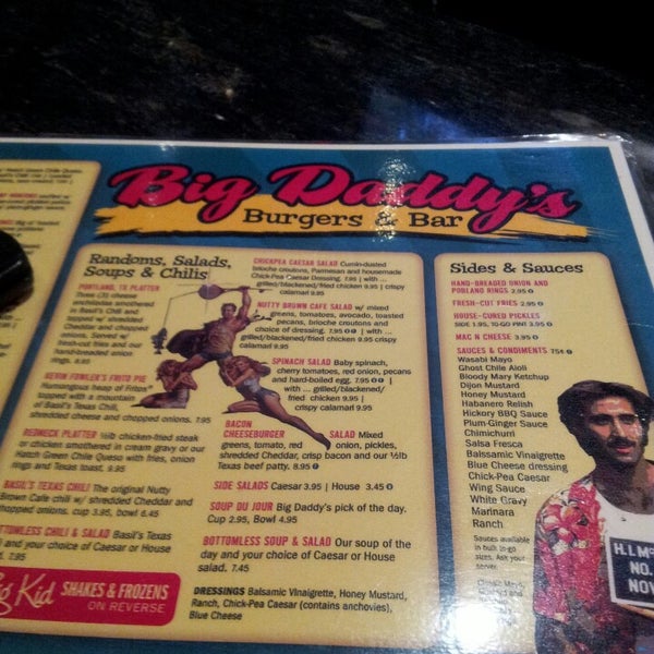 8/5/2013에 Julian H.님이 Big Daddy’s Burgers &amp; Bar에서 찍은 사진