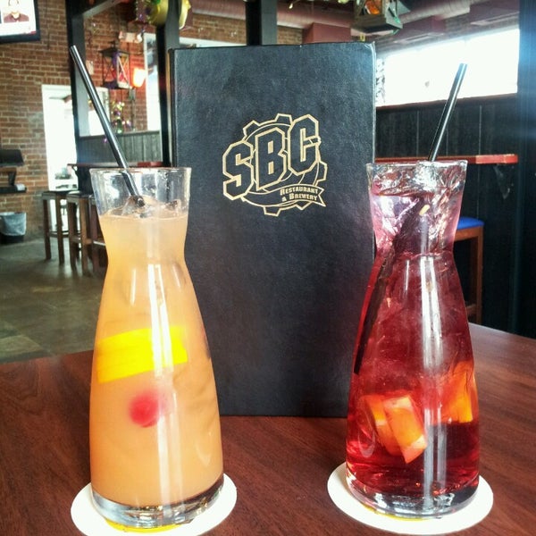 Photo taken at SBC Restaurant &amp; Brewery by Mary F. on 3/7/2013