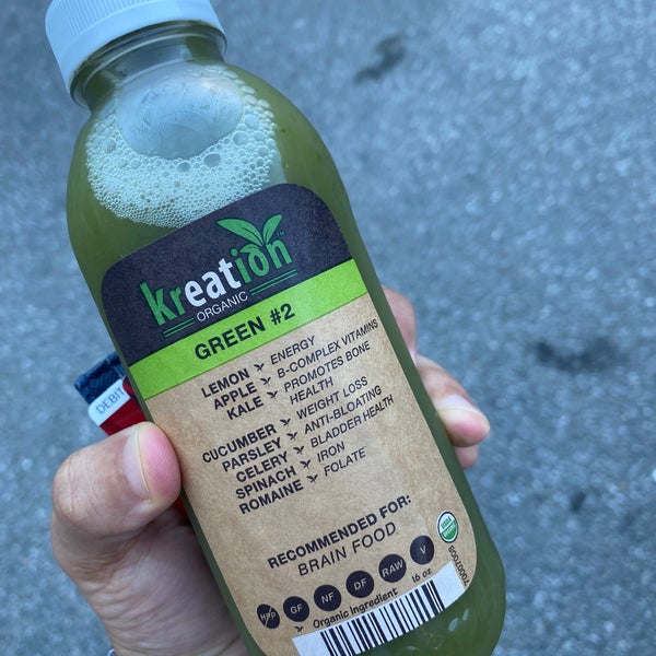 Kreation Juicery Juice Bar in Beverly Hills