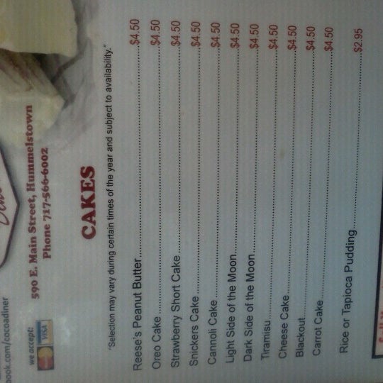 Photos at Cocoa Diner Hummelstown, PA