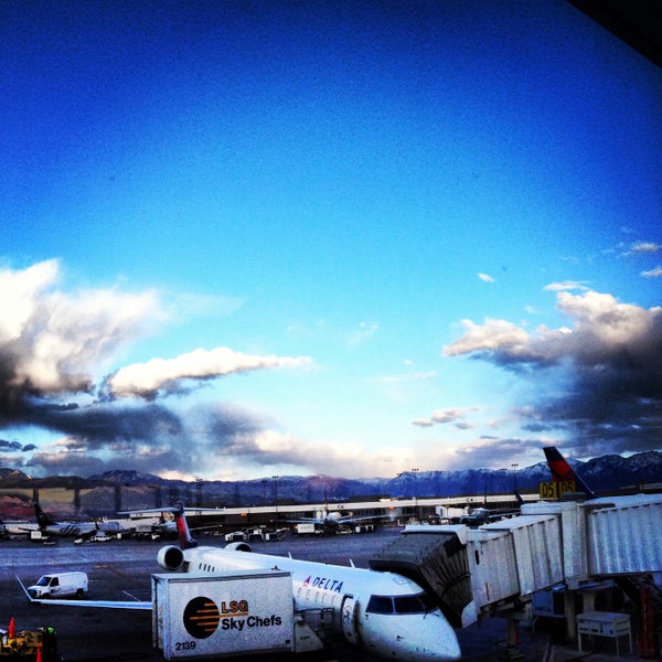 Photo taken at Salt Lake City International Airport (SLC) by Scott E. on 4/18/2013