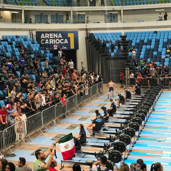 Photo taken at Carioca Arena 1 by Nelson B. on 5/25/2018