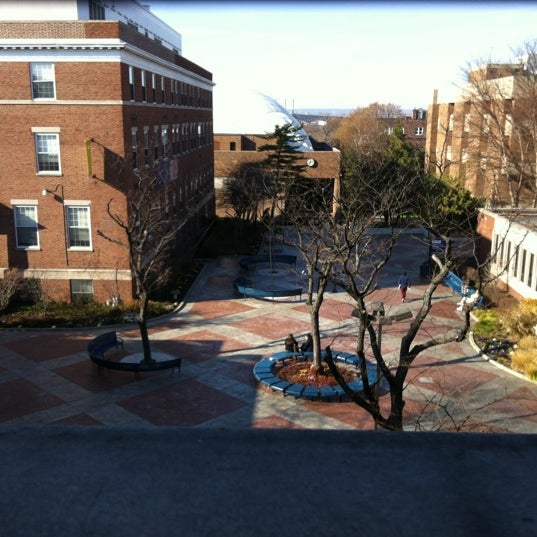 Photo taken at Saint Peter&#39;s University by Catalina A. on 11/26/2012