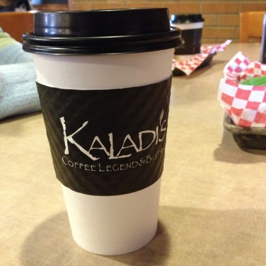 Photo taken at Kaladi&#39;s Coffee Legend &amp; Bistro by Kyla B. on 12/17/2012