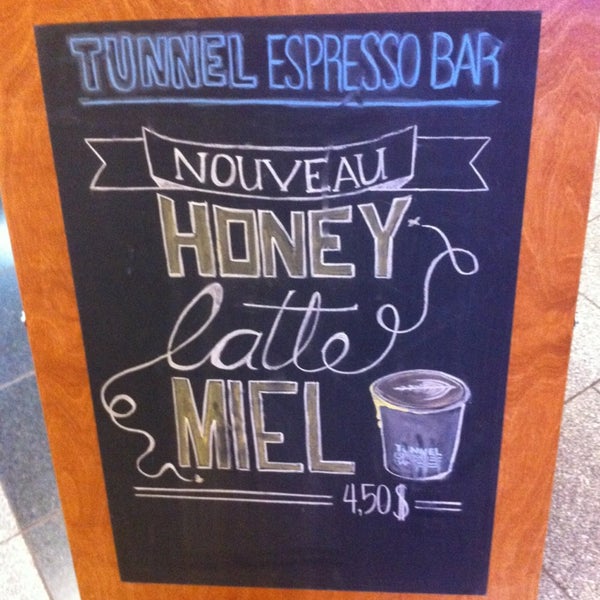 Photo taken at Tunnel Espresso by Jonny Q. on 9/12/2013