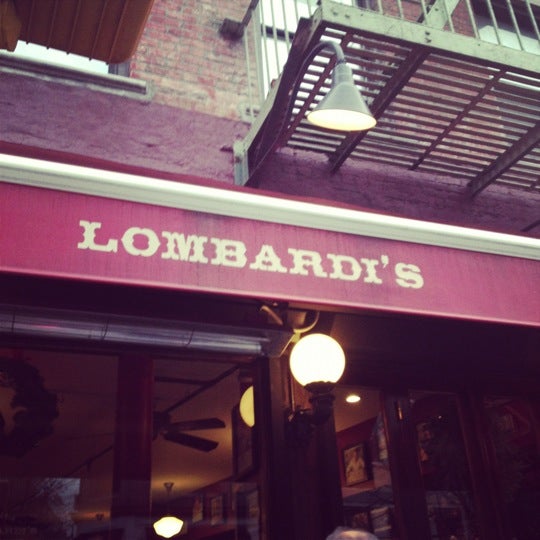 Photo taken at Lombardi&#39;s Coal Oven Pizza by Emily C. on 12/8/2012