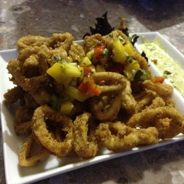 Calamari....yummy! Reserve table 1-2 weeks in advance if going on a weekend night
