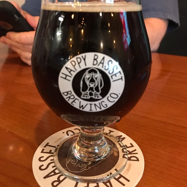 Photo taken at Happy Basset Brewing Company by Jeff N. on 4/11/2019