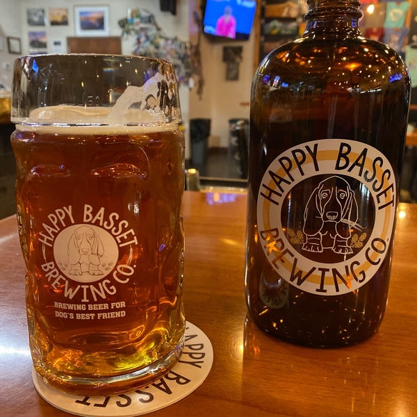 Photo taken at Happy Basset Brewing Company by Jeff N. on 9/10/2020