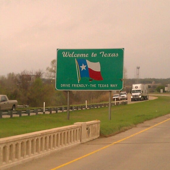 Texas Oklahoma Border Towns Oklahoma / Texas Border - Denison, Tx