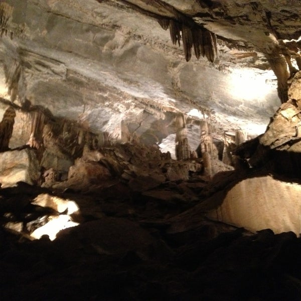 Photo taken at Penn&#39;s Cave by Len D. on 7/9/2013