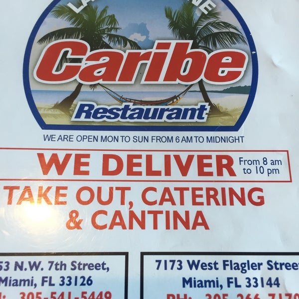 el caribe restaurant miami 27th ave