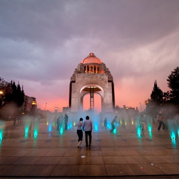 Photo taken at Monumento a la Revolución Mexicana by Radeo C. on 4/12/2013