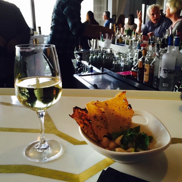 Photo taken at Cusp Dining &amp; Drinks by La Jolla Mom on 3/1/2015
