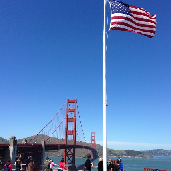 Photo taken at *CLOSED* Golden Gate Bridge Walking Tour by Arvind R. on 4/14/2013