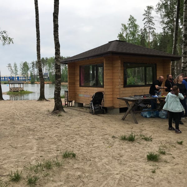 Фермское озеро беседка
