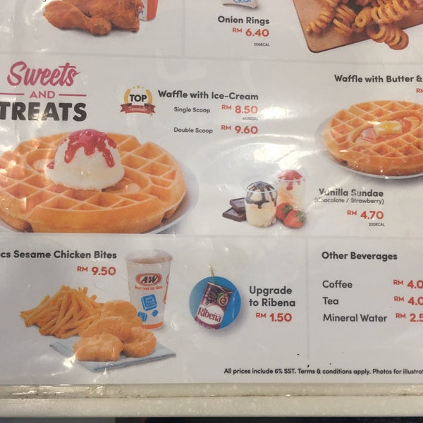 A W Fast Food Restaurant In Taman Danau Kota