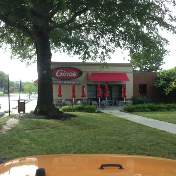 Photo taken at Gino&#39;s Burgers &amp; Chicken by Brigit K. on 7/14/2013