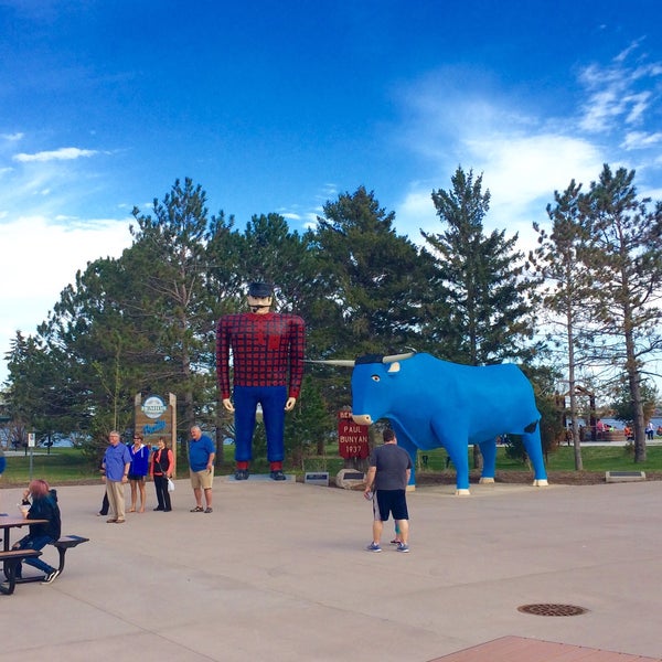 Photo taken at Paul Bunyan &amp; Babe The Blue Ox by Shan O. on 5/7/2017