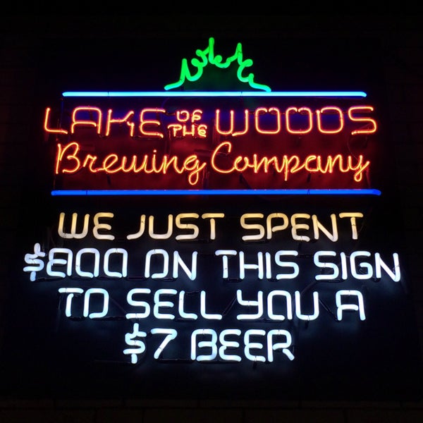 Photo taken at Lake Of The Woods Brewing Company by Shan O. on 1/16/2017