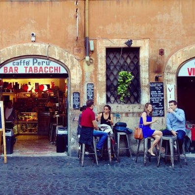 Stop by Bar Perù for a taste of typical Rome!