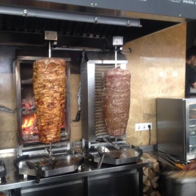 The döner kebab, comes in three varieties: chicken, lamb and veal/beef!