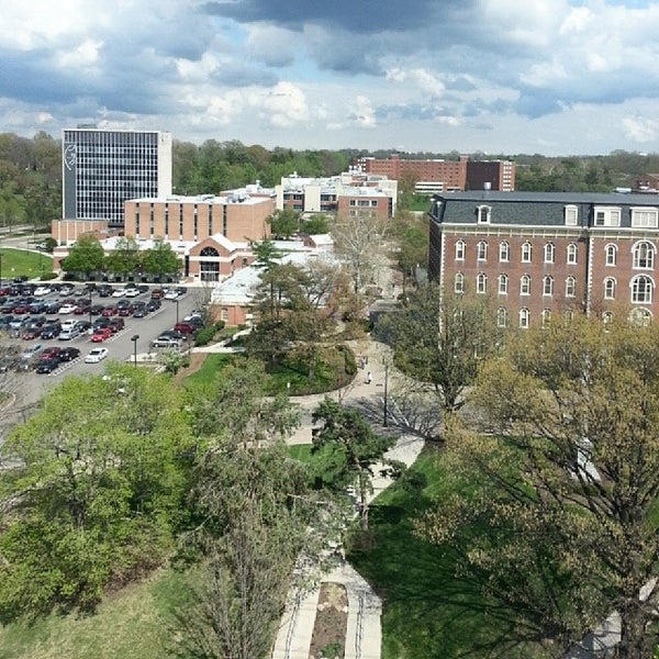 Photo taken at Roesch Library by Jeremy M. on 5/3/2014