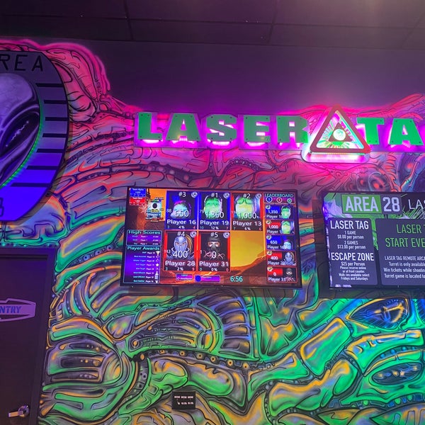Laser tag is $8pp for 15 min slots (5 min vesting/prep and 10 min of play) Kids and adults will have a blast!