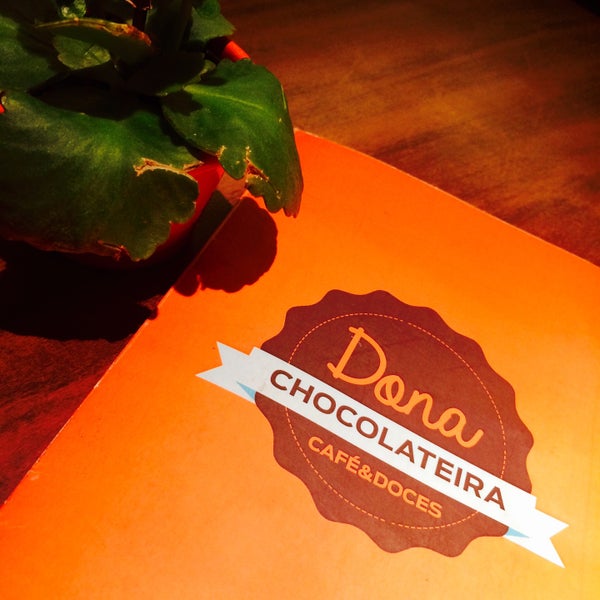 Photo taken at Dona Chocolateira - Café &amp; Doces by Lucimeire M. on 2/12/2015