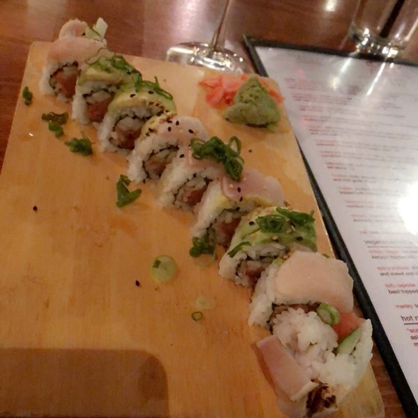 Not crazy about the crazy tuna roll.  Light but fishy.  Not a fan of the avocado on top but the quality of the albacore topping is top notch.