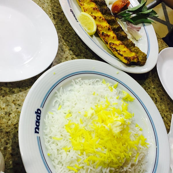 Photo taken at Naab Iranian Restaurant by Boy M. on 8/6/2016
