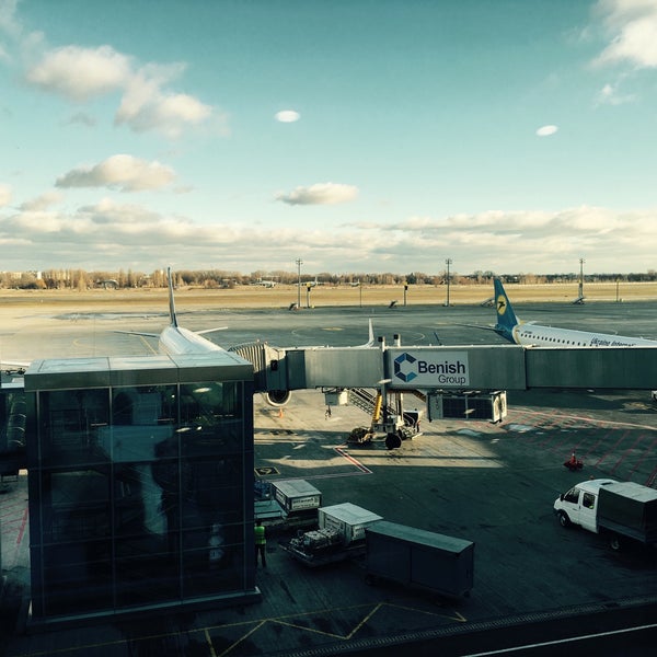 Foto diambil di Bandar Udara Internasional Boryspil (KBP) oleh Diana K. pada 12/3/2015