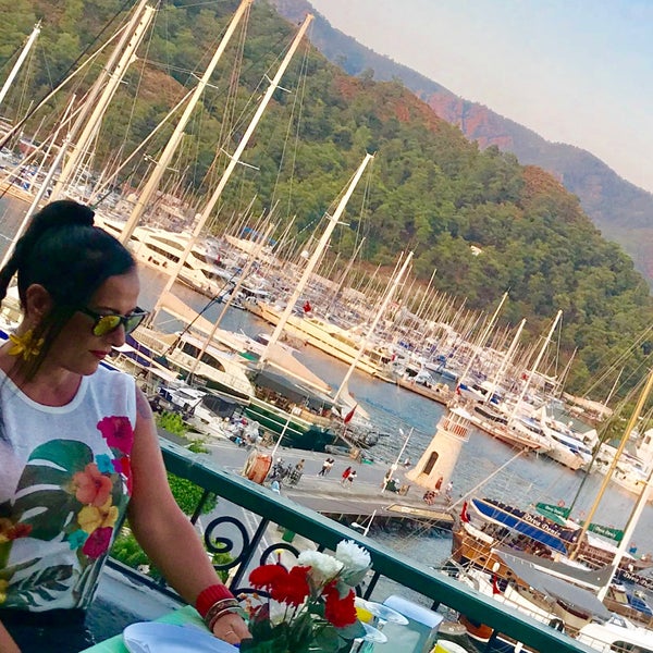 Photo taken at Hayyam Aegean Cuisine - Marmaris by Z on 7/20/2019