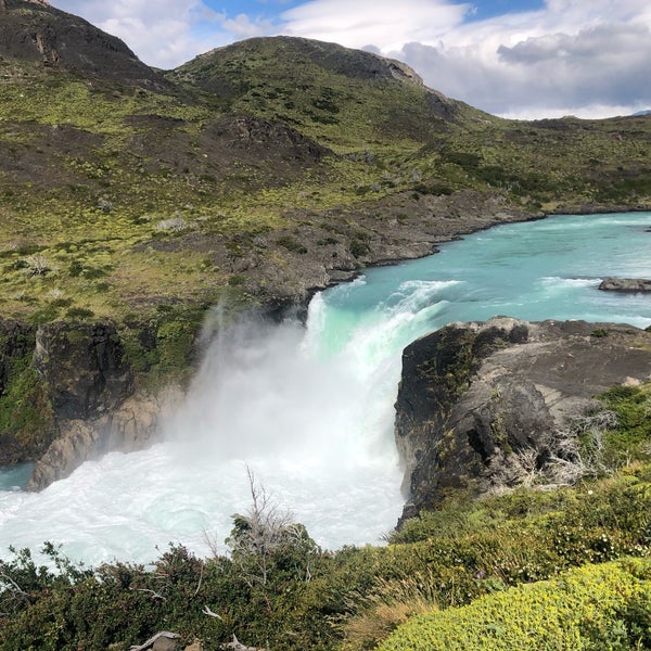 Водопад сальто Гранде в Южной Америке