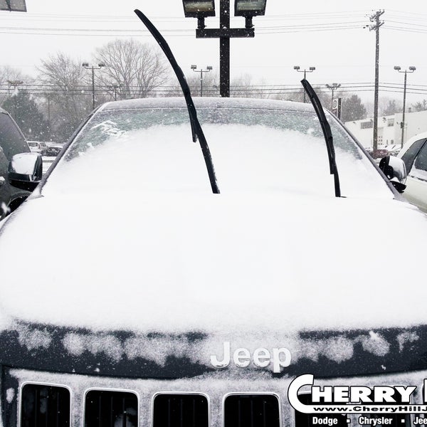 Do this to your windshield wipers while it's snowing. You'll thank us later!