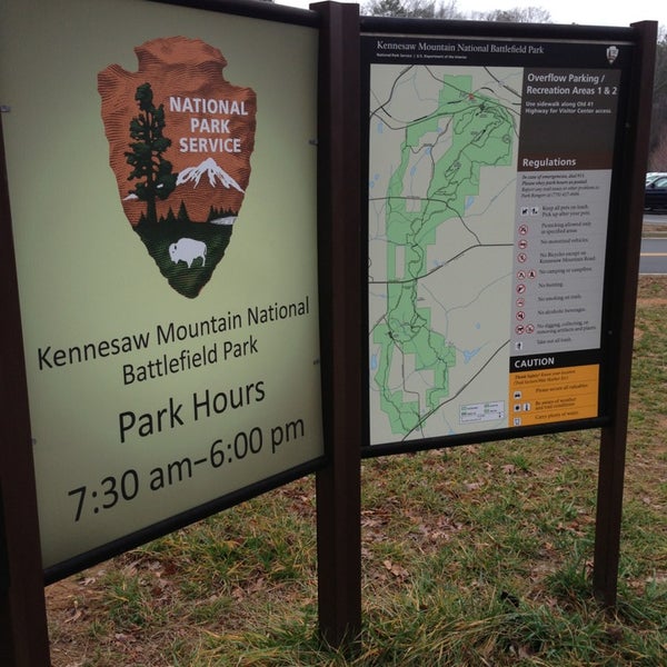 Kennesaw Mountain Old 41 Parking Lot Park In Kennesaw