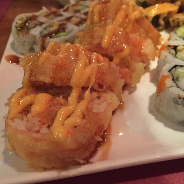 Order the Pink Lady roll, but share it with a friend. It's very filling.