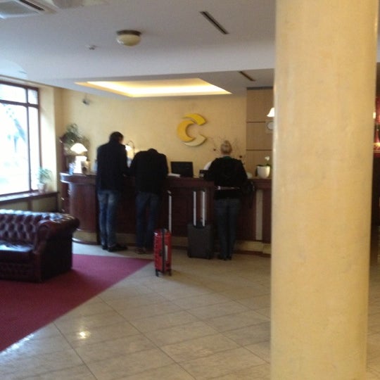 Photo taken at Conti Hotel Vilnius by ????? ?. on 12/31/2012
