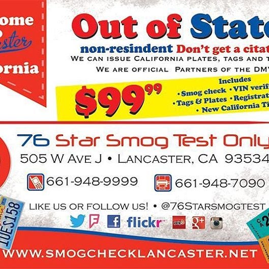 Foto scattata a Star Smog Test Only da 76 Star Smog Test O. il 11/28/2016