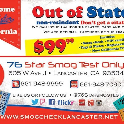 Photo prise au Star Smog Test Only par 76 Star Smog Test O. le11/28/2016