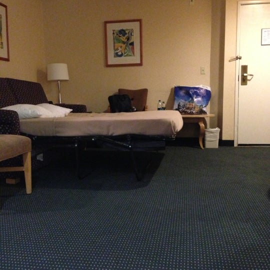 Photo taken at Anaheim Portofino Inn &amp; Suites by Quinn M. on 11/29/2012