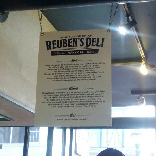 Photo taken at Reuben&#39;s Deli by Crystal R. on 1/7/2013