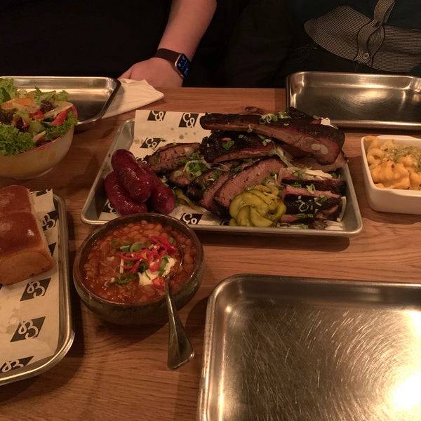 Delicious brisket, pork belly and mac&cheese!