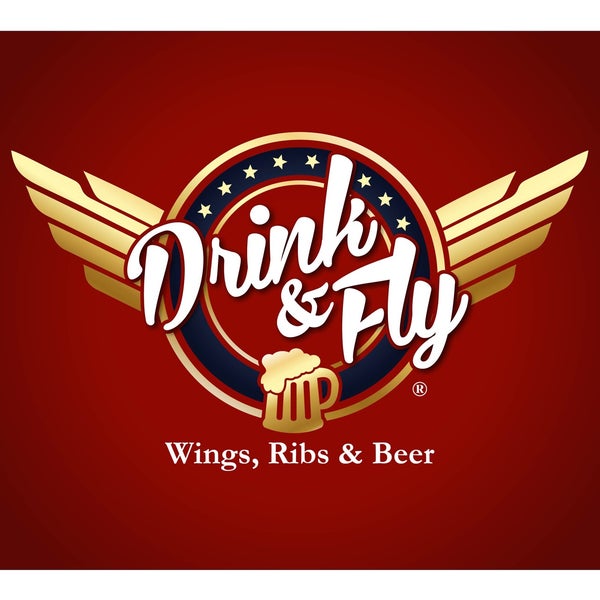 Drink fly. Wing Ribs. Пиво Wings.